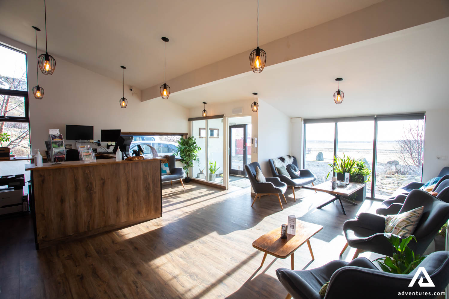 Hotel Reception in South Coast of Iceland