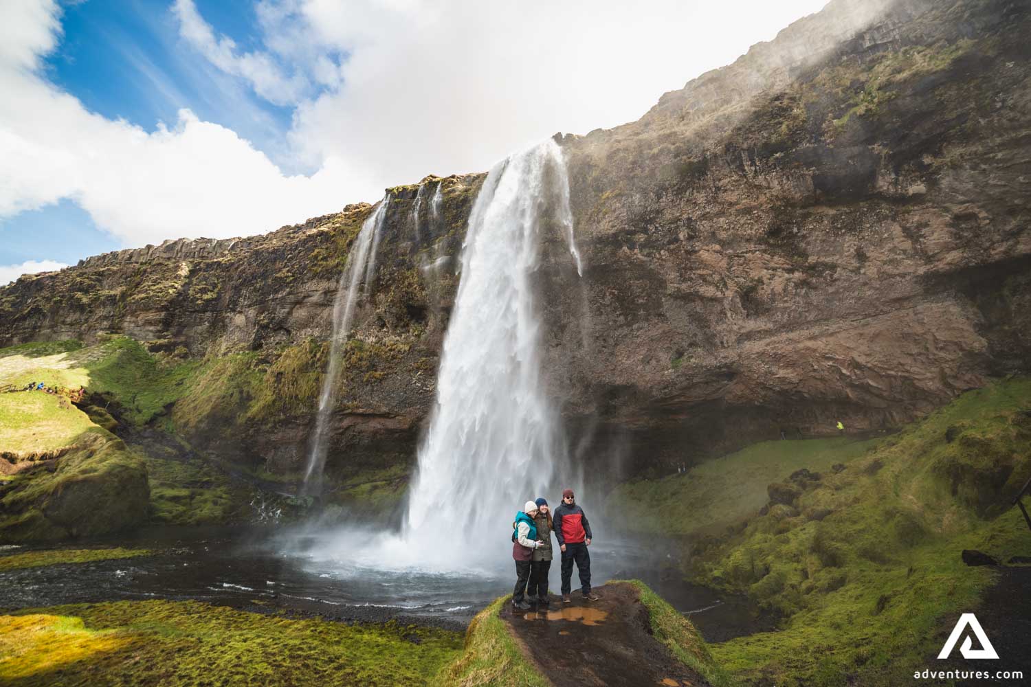 Waterfall in South Coast Iceland