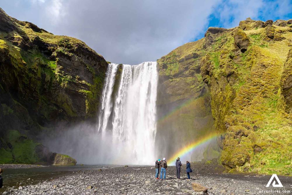 Skogafoss Waterfall in South Coast Iceland