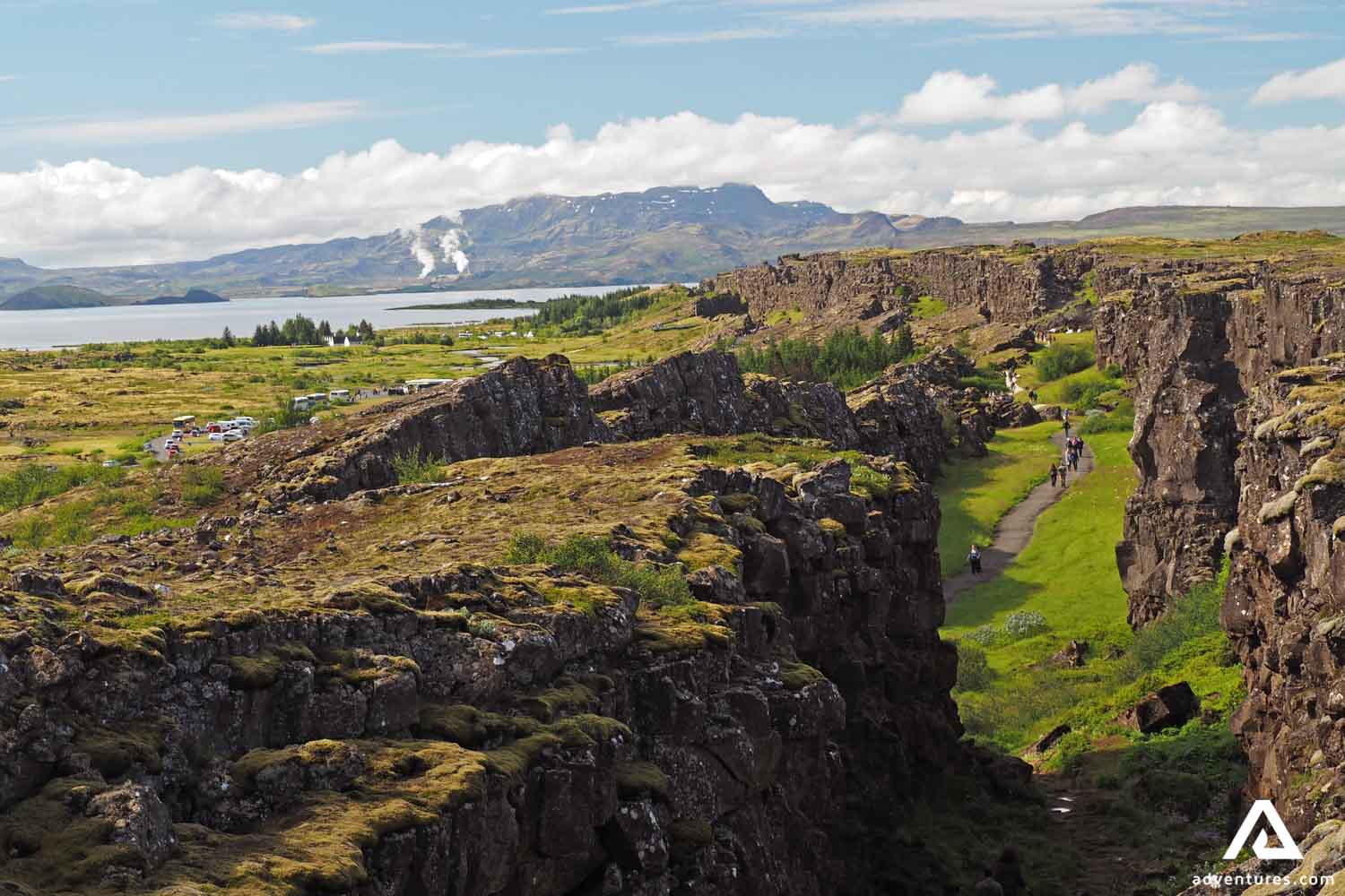 Thingvellir National Park Drone View