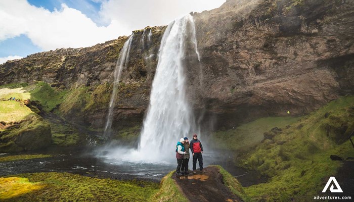 Seljalandsfoss Waterfall in South Coast of Iceland