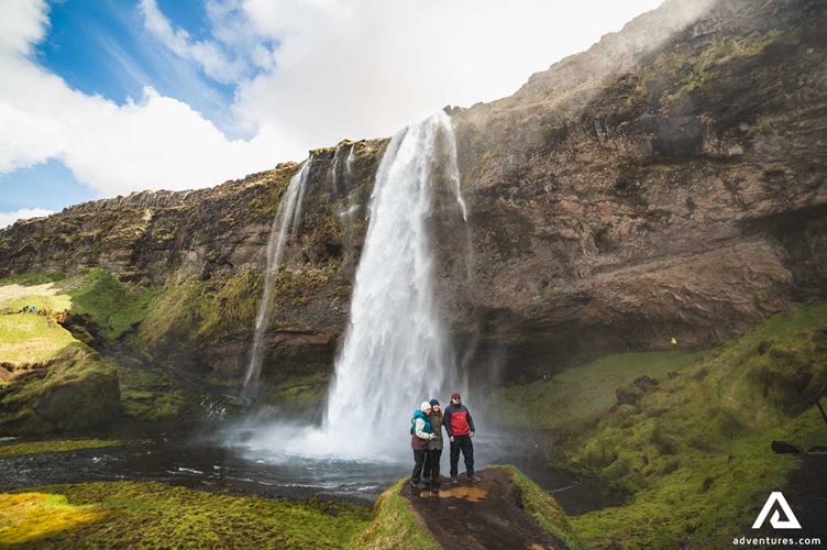 Seljalandsfoss Waterfall in South Iceland Seljalandsfoss Waterfall in South Coast of Iceland