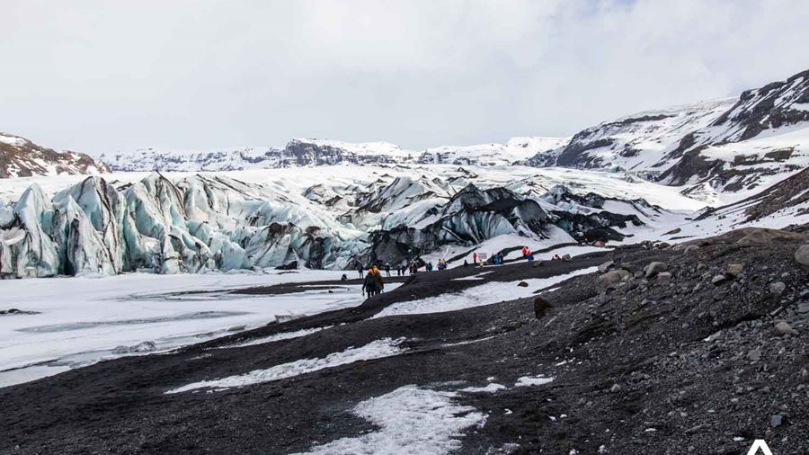 Solheimajokull Glacier and Lagoon