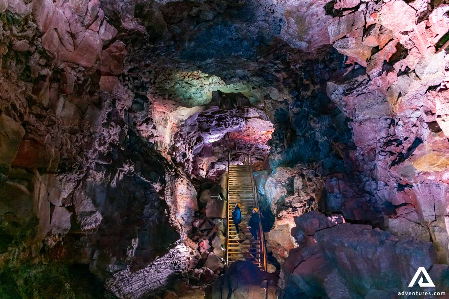 Raufarhólshellir Lava Tunnel in Iceland