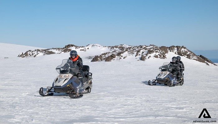 Guided Snowmobiling Tour in Iceland