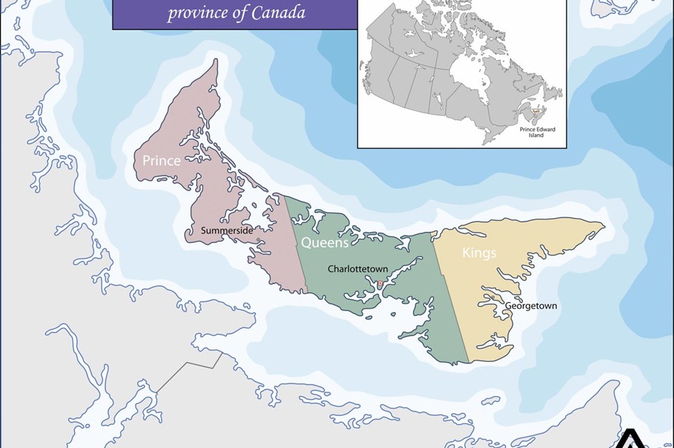 Map Of Prince Edward Island