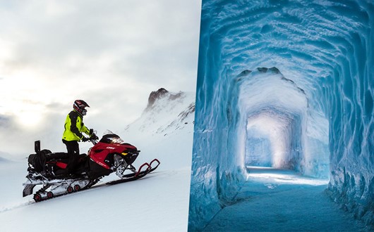 Snowmobiling & Man-Made Ice Tunnel Snowmobiling & Man-Made Ice Tunnel