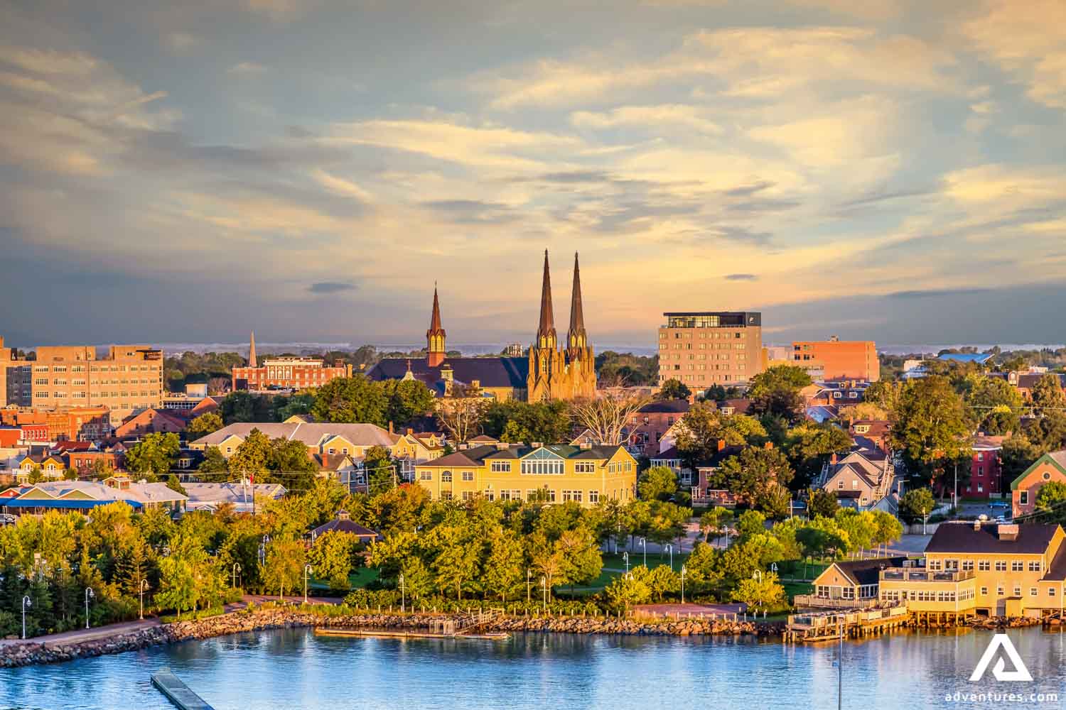 Sunset at Charlottetown in Prince Edward Island