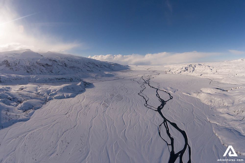 Thorsmork Ridge in Winter