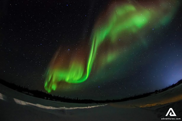 Bright Northern Lights in Canada