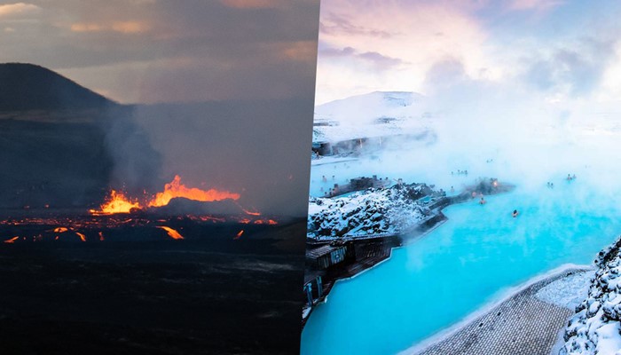 Recently Erupted Volcano & Blue Lagoon Admission