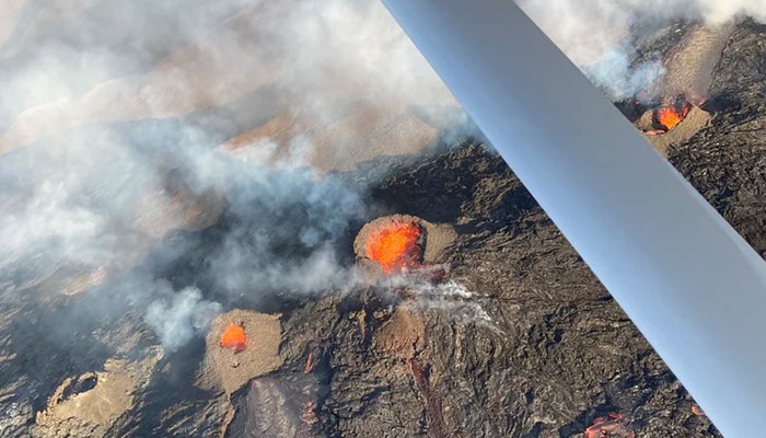 Volcano Airplane Flight from Reykjavik