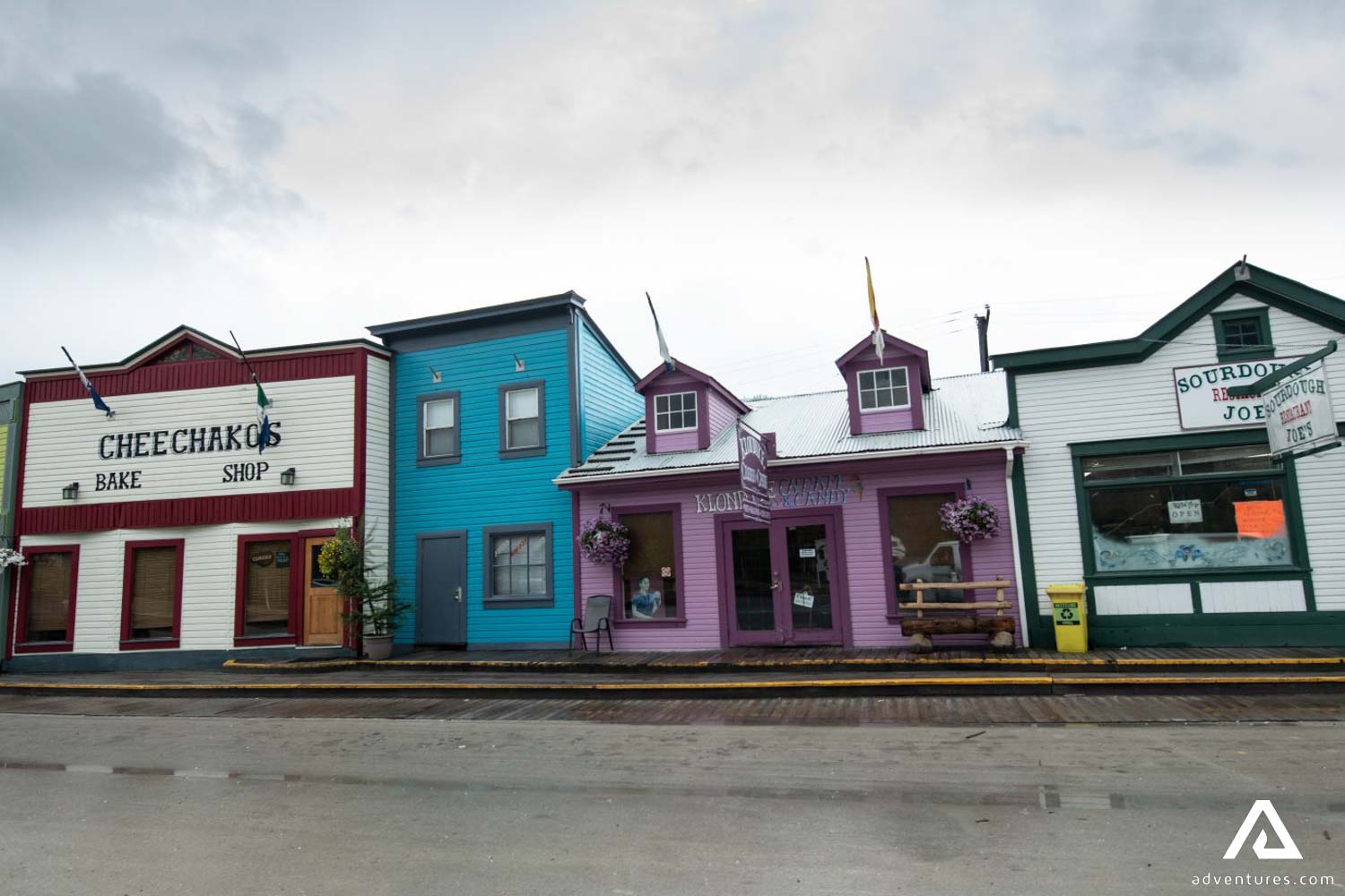 Colotful Houses in Canada