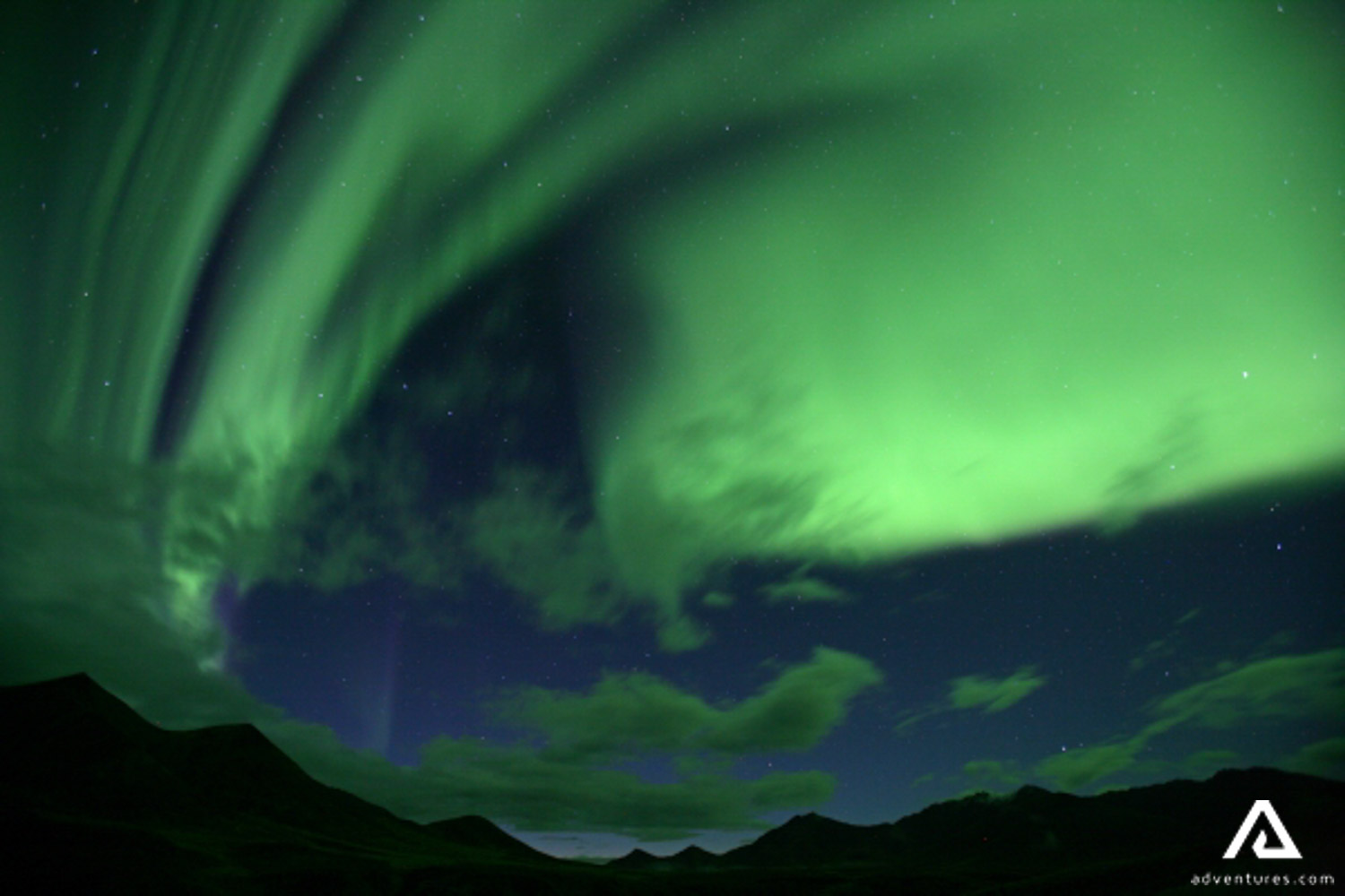Green Northern Lights in Canada