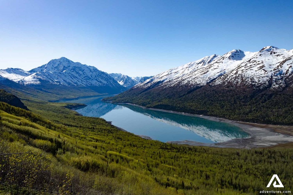 Eklutna Lake in Alaska