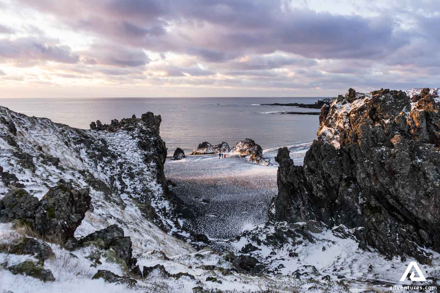 Icelandic beach in Snaefellsnes Peninsula