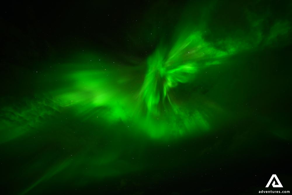 Aurora Borealis in the Sky