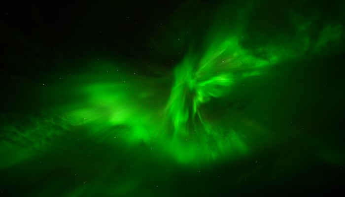 Aurora Borealis in the Sky Iceland
