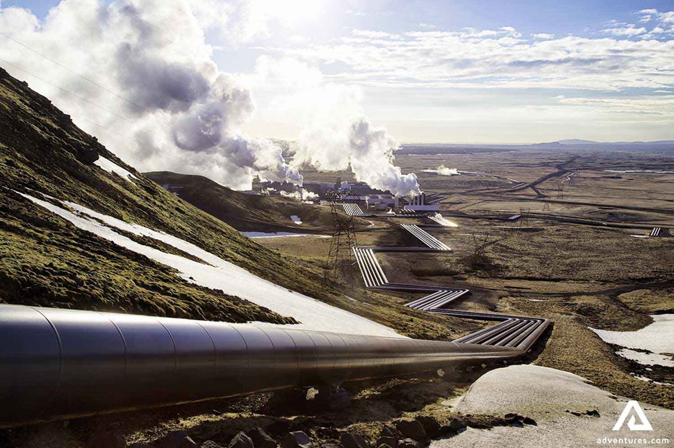 Hellisheidi Geothermal Power Station in Iceland