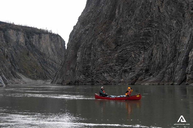 Canoe trip on the wind river