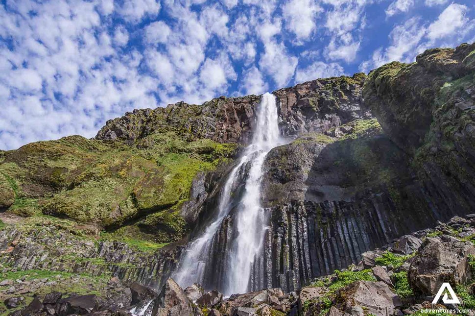 Bjarnarfoss Waterfall at Snaefellsnes Peninsula