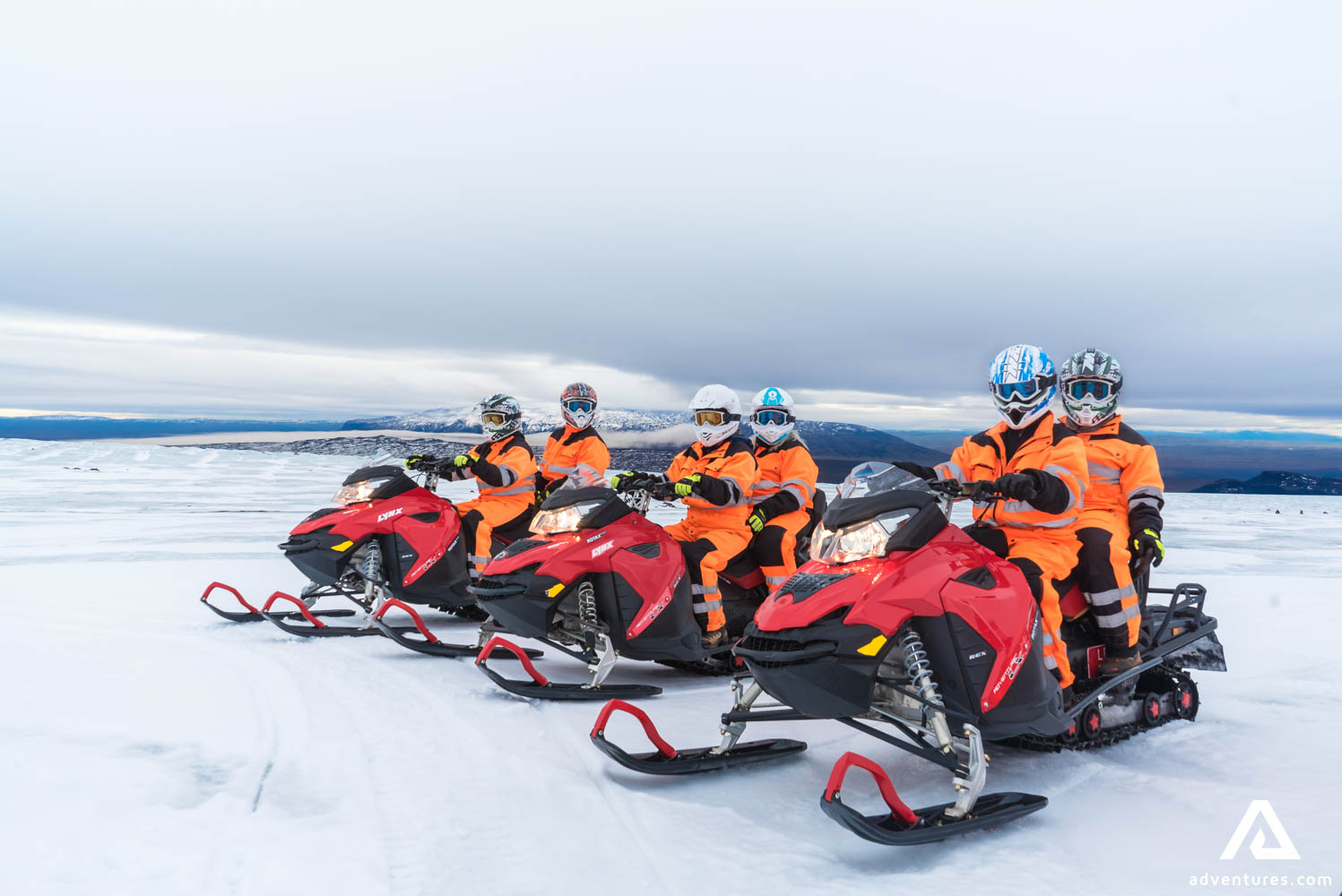 Snowmobile & Ice Cave Tour in Iceland
