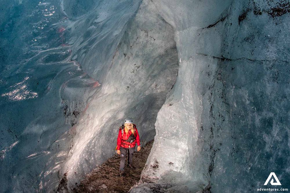 Guide In Ice Cave