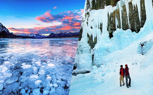 3 Day Winter Tour in the Canadian Rockies, Banff & Johnston Canyon