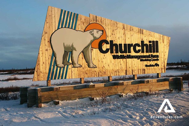 Churchill Manitoba Sign