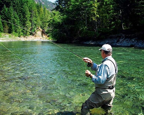 Fishing for Trout and Salmon on Vancouver Island
