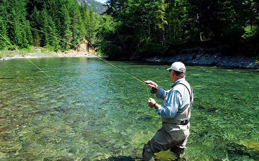 Fishing for Trout and Salmon on Vancouver Island