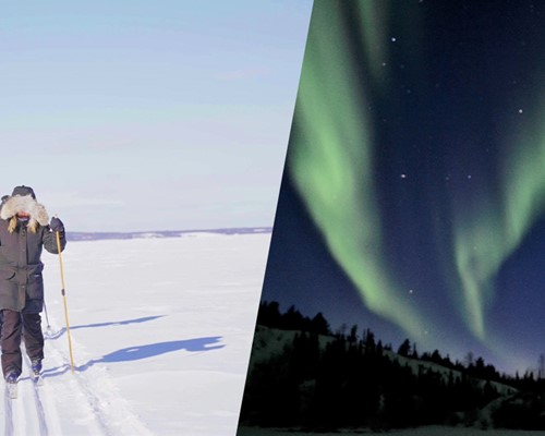 Ice Fishing, Winter activities and Northern Lights Adventure