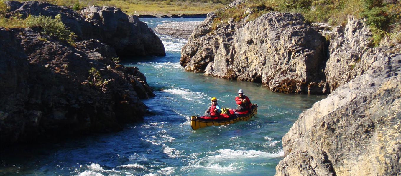 Mountain River Canoeing in the Northwest Territories 