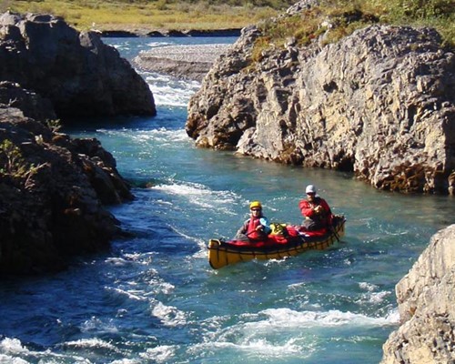 Mountain River Canoeing in the Northwest Territories 