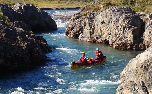 Mountain River Canoeing in the Northwest Territories 