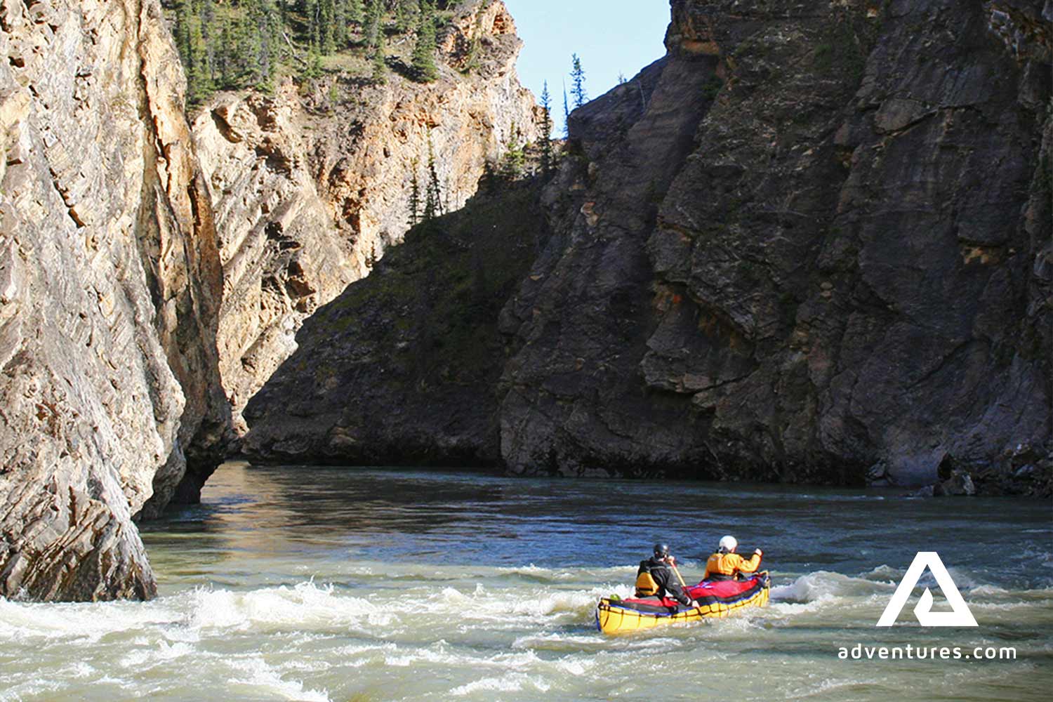 Canoe Mountain River in Northwest Territories