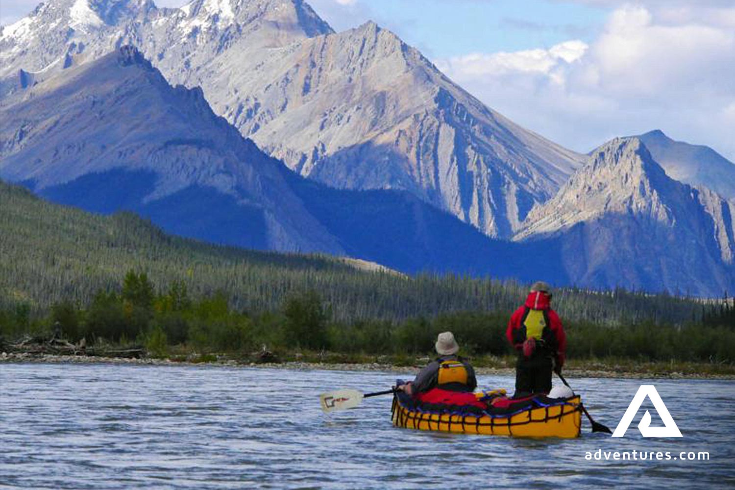 Canoe Mountain River in Northwest Territories