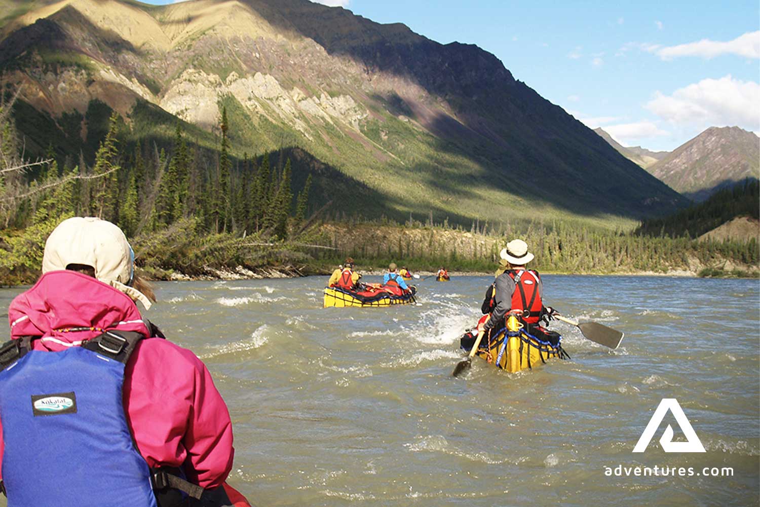 Canoe Mountain River in Northwest Territories