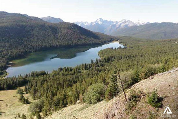 Panoramic View of Chilcotin Mountains in Canada
