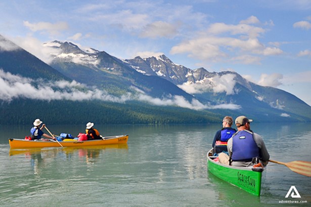 Canoeing Tour on Bowron Lakes in Canada