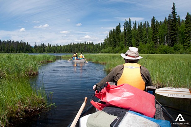 Canoeing Tour in Canada at Bowron Lakes