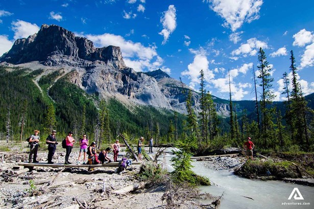 Guided Hiking Tour at Rocky Mountains