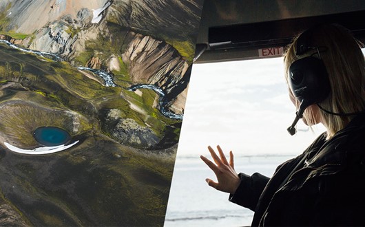 Helicopter tour from Akureyri