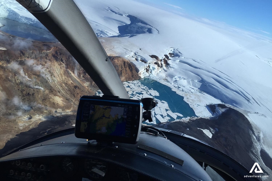 Glacier View from Helicopter