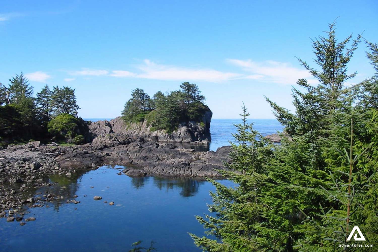 Cliffs of Pacific Rim in Canada