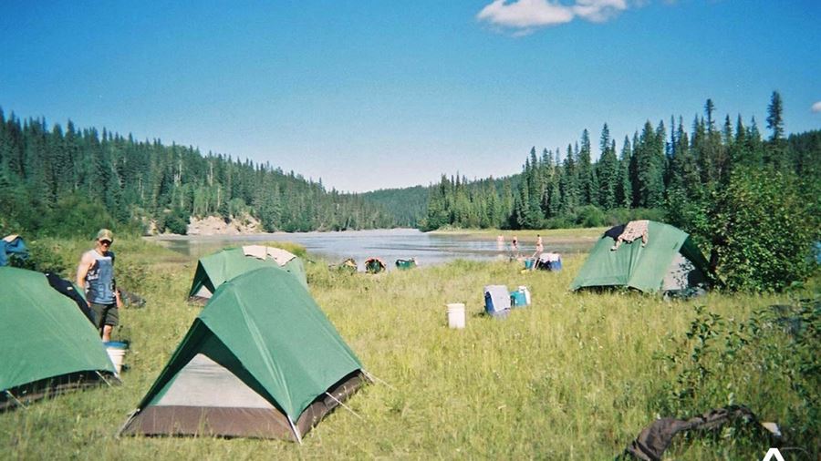 Campsite by Athabasca River