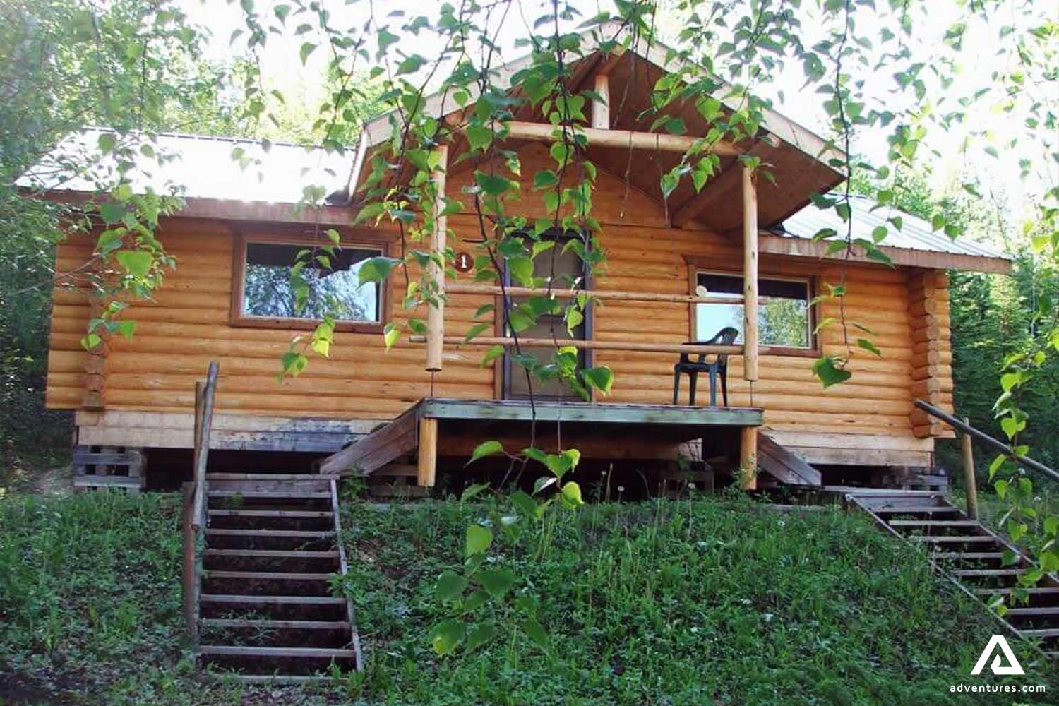 Wooden Lodge in Yukon