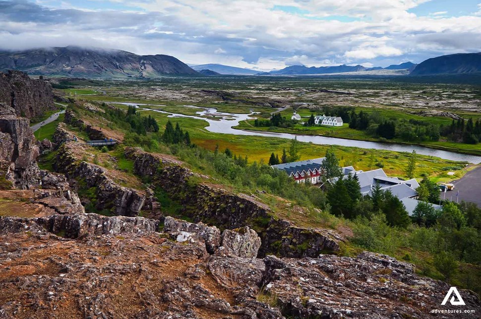 Tectonic Plates Thingvellir in Iceland