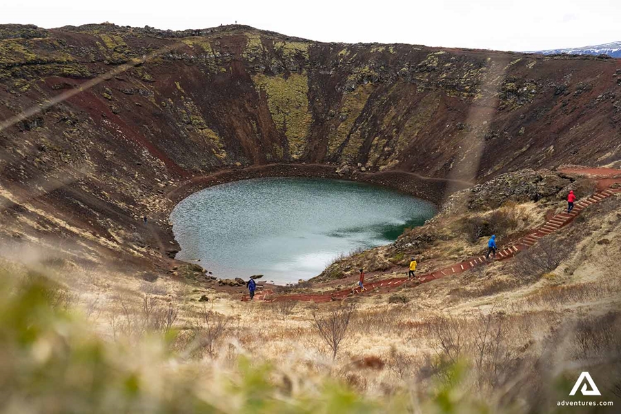 Kerid Volcano Crater Lake