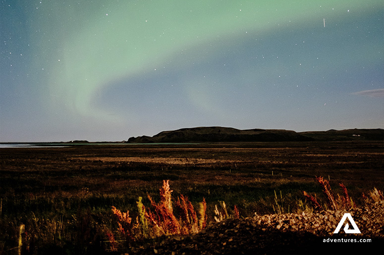 Sheer Northern Lights in Iceland